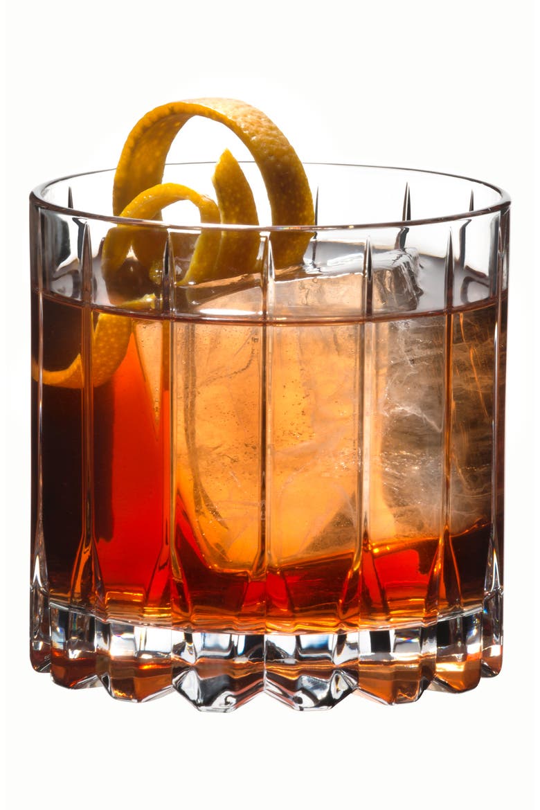 Drink Specific Glassware Set of 2 Rocks Glasses, Alternate, color, CLEAR