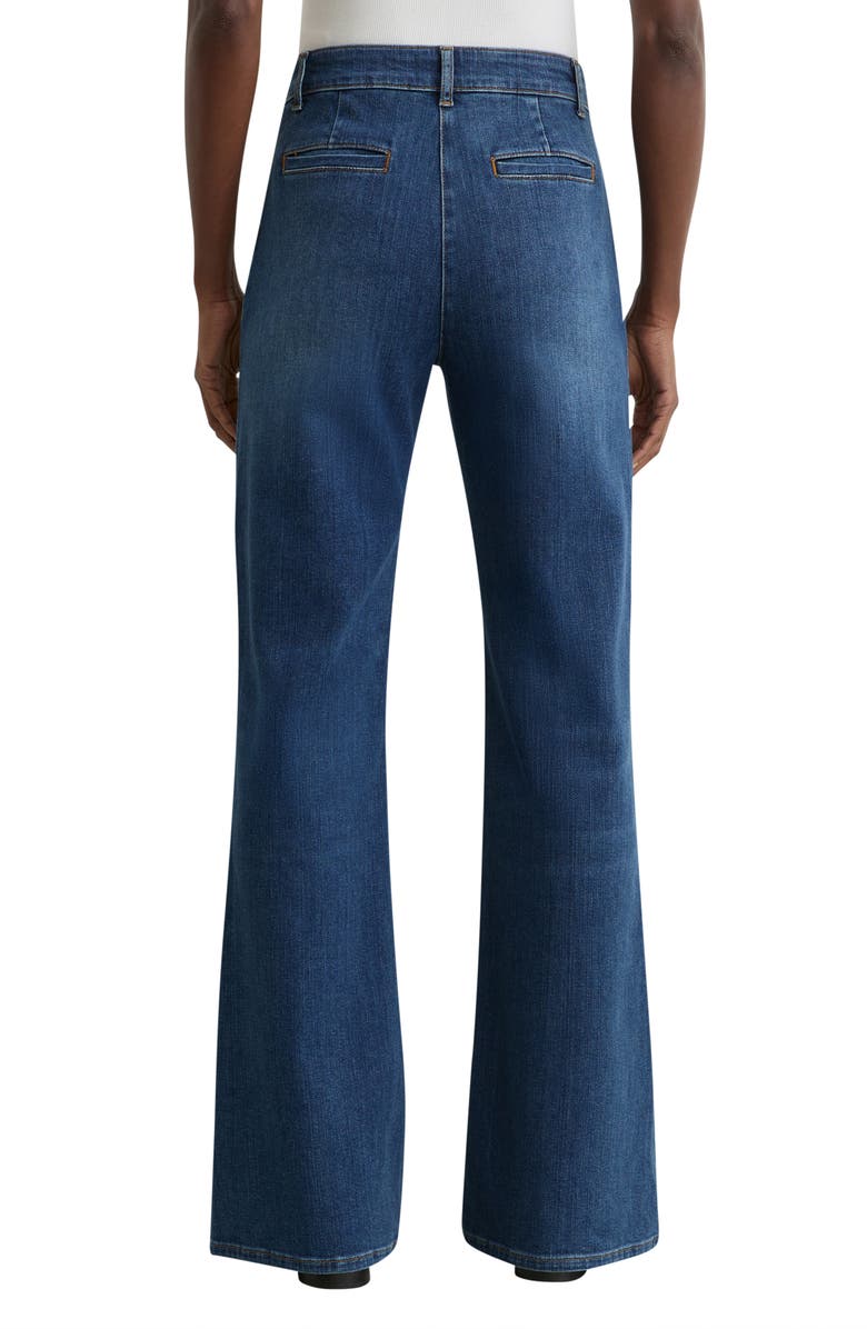 Reiss Claude Flare Jeans, Alternate, color, Mid Blue