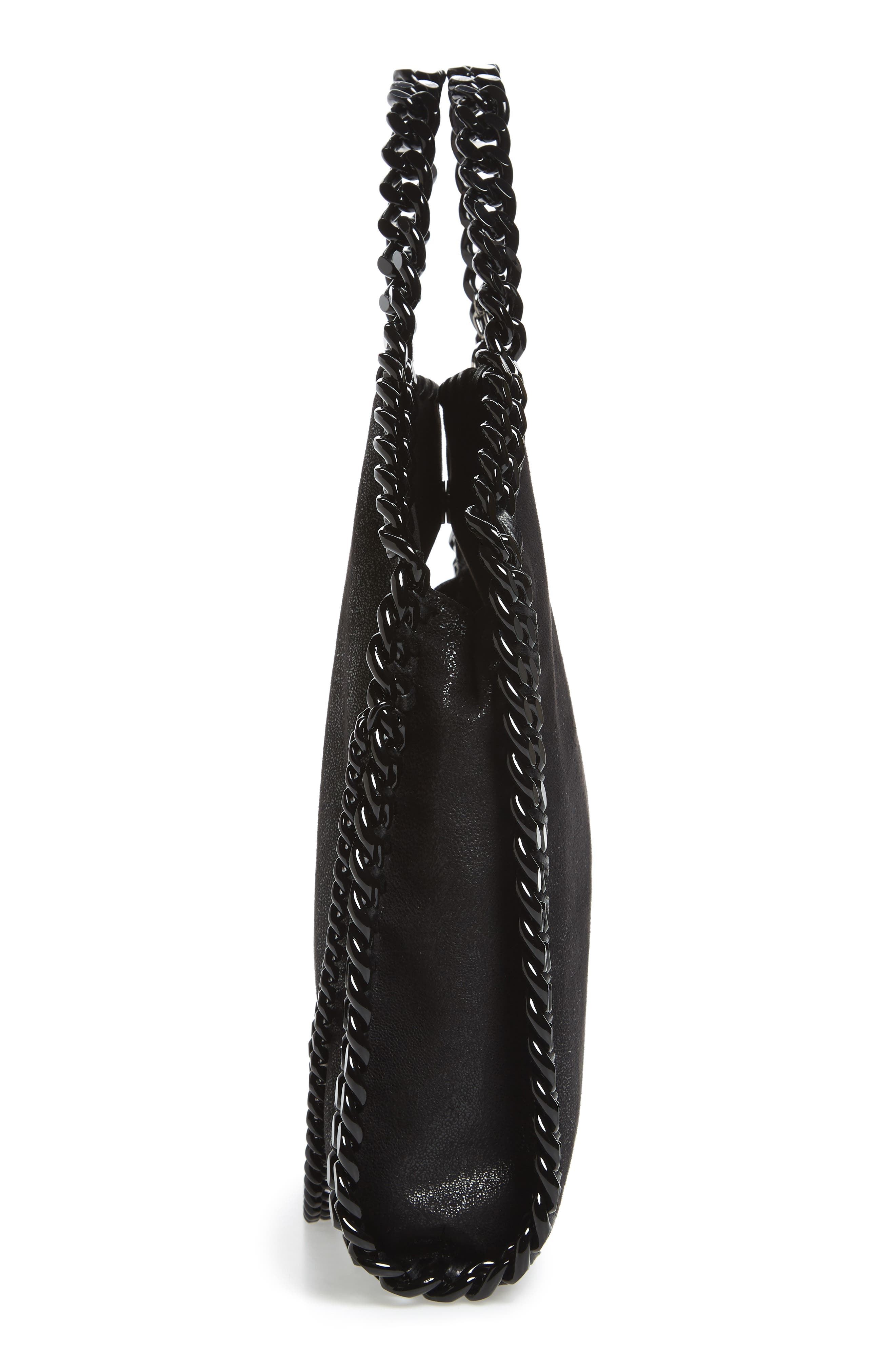 Stella McCartney Falabella Shaggy Deer Faux Leather Tote, Alternate, color, 