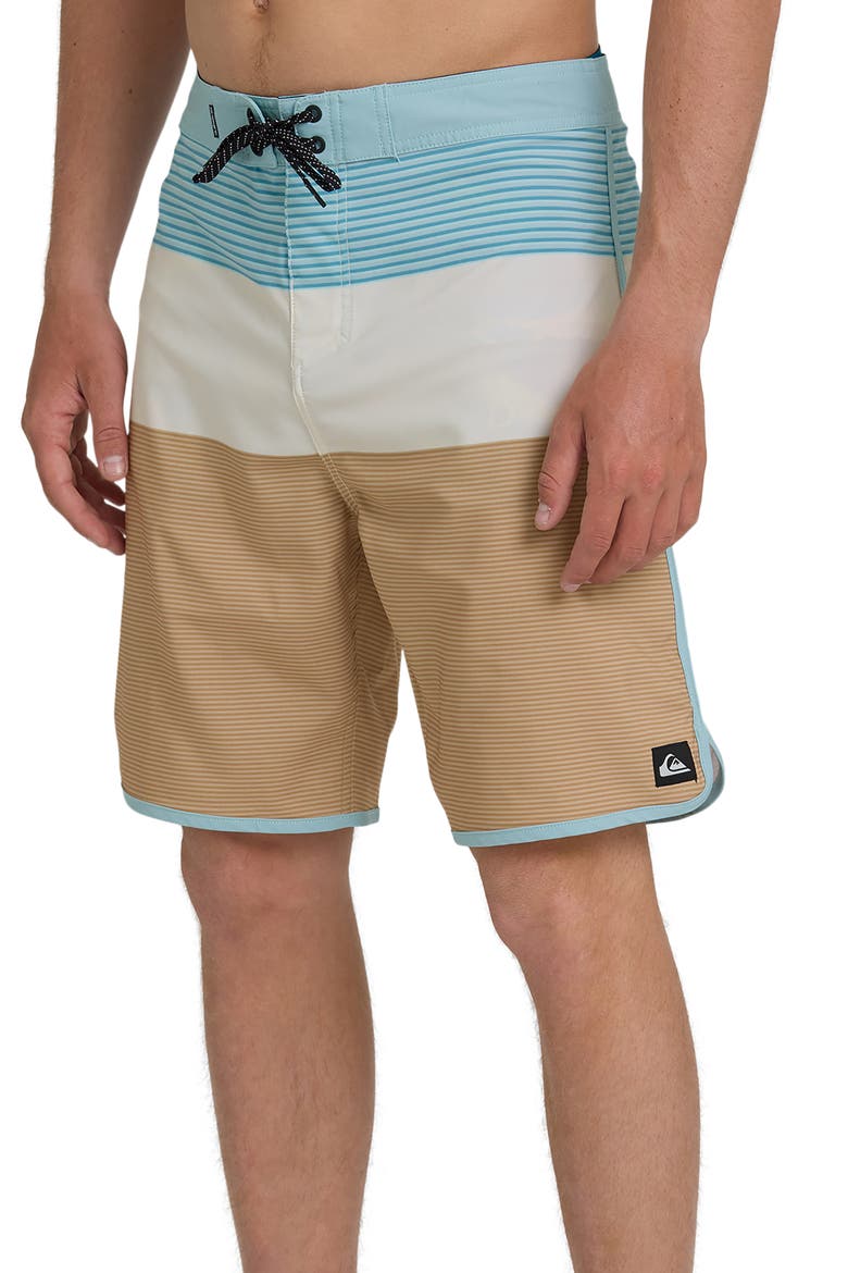 Surfsilk Tijuana Board Shorts, Alternate, color, BONE WHITE