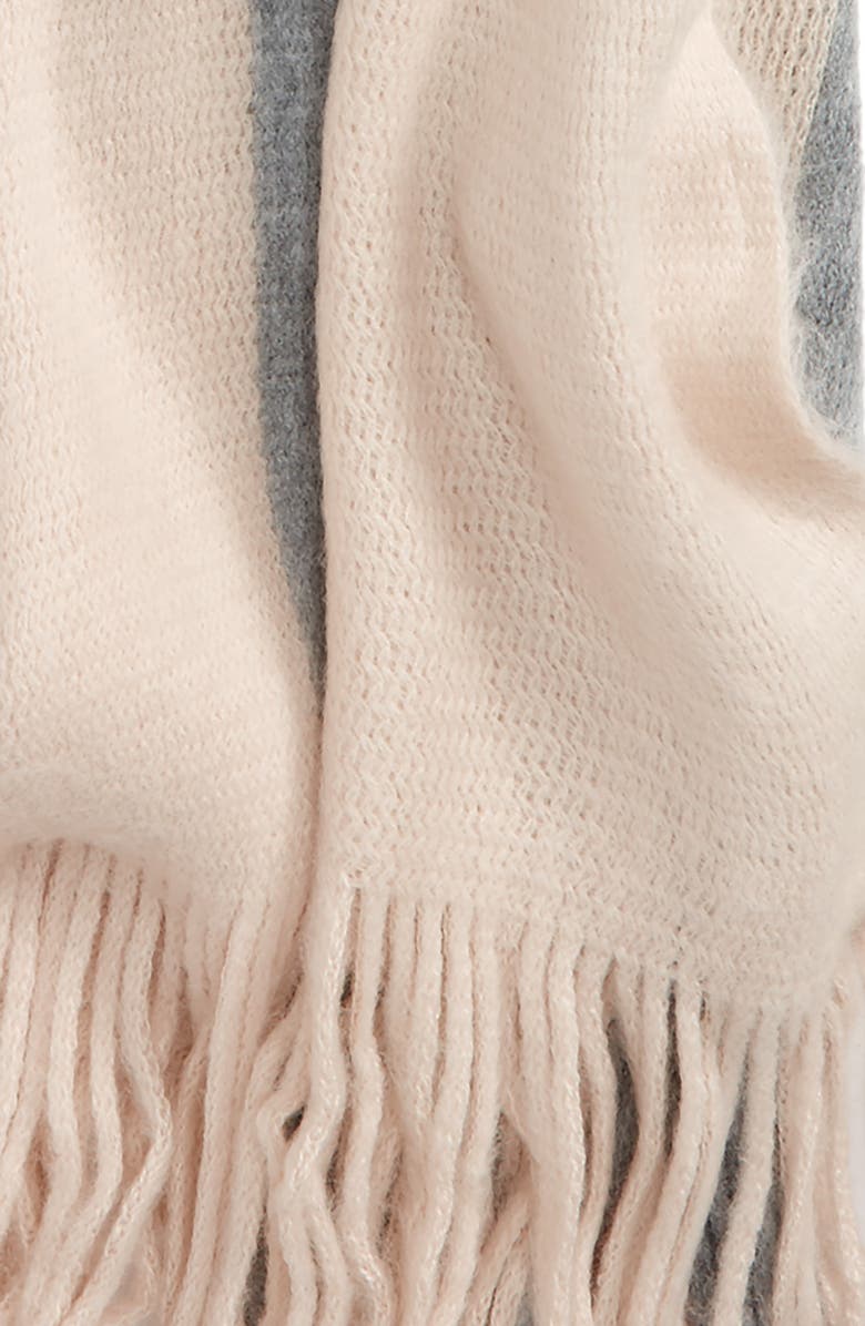 BP. Center Stripe Oblong Scarf, Alternate, color, 