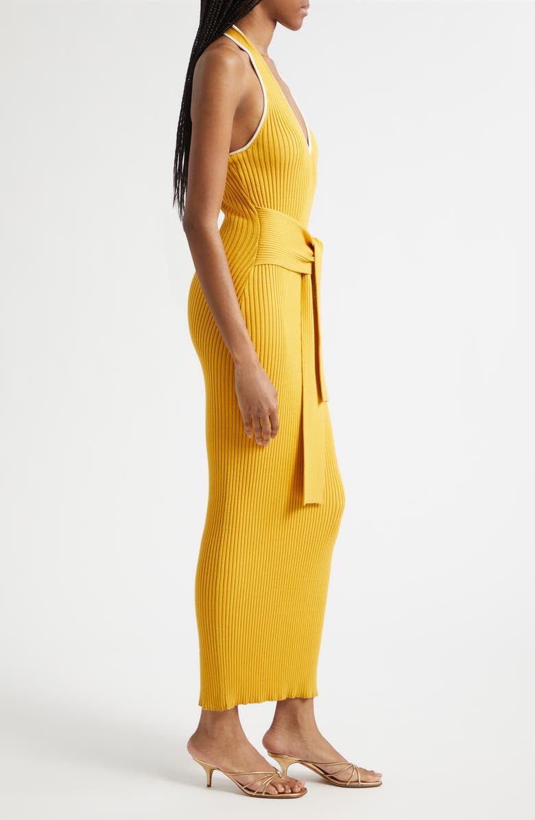 Toccin Allegra Halter Neck Maxi Sweater Dress, Alternate, color,