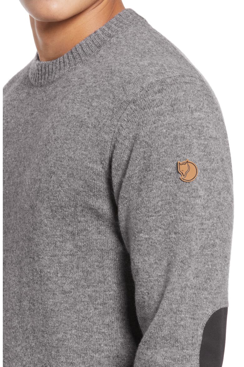 Vik Wool Crewneck Sweater, Alternate, color, GREY