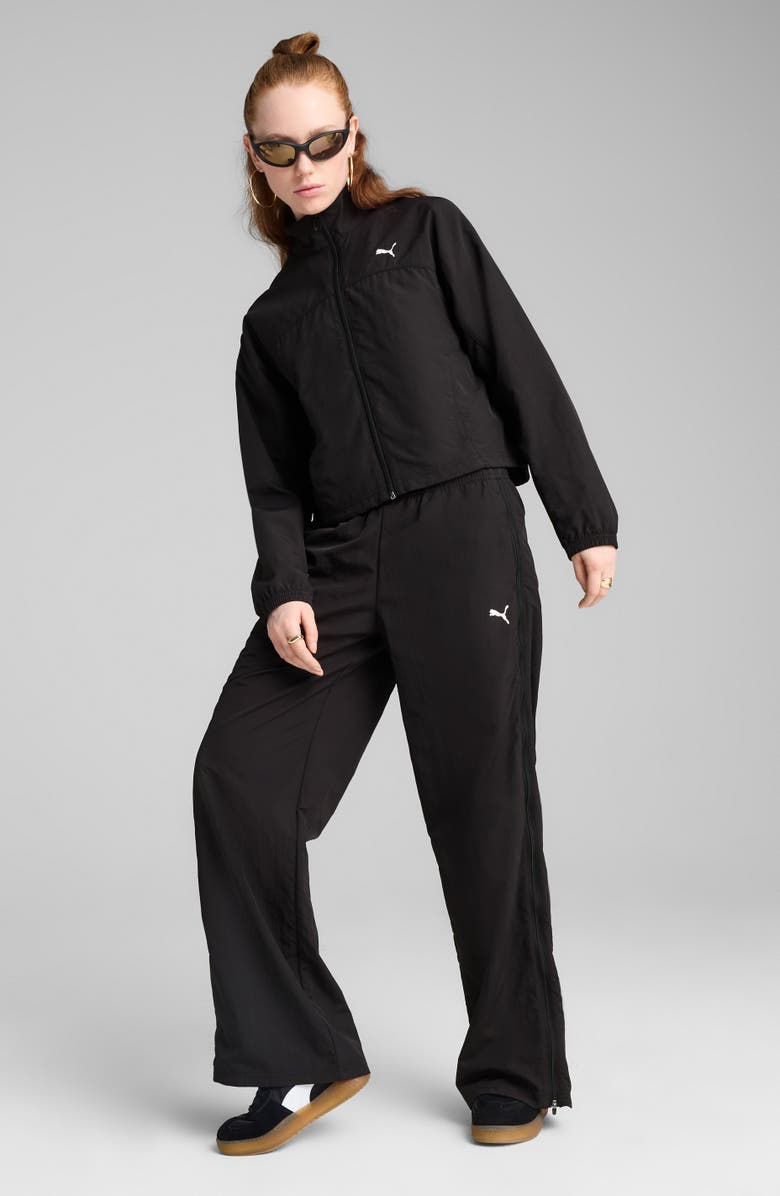 PUMA DARE TO Oversize Woven Jacket, Alternate, color, Puma Black