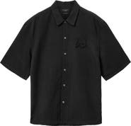 AllSaints Torres Short Sleeve Button Up Shirt