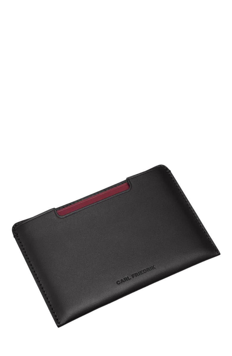 Carl Friedrik Easton Passport Holder, Alternate, color, Black