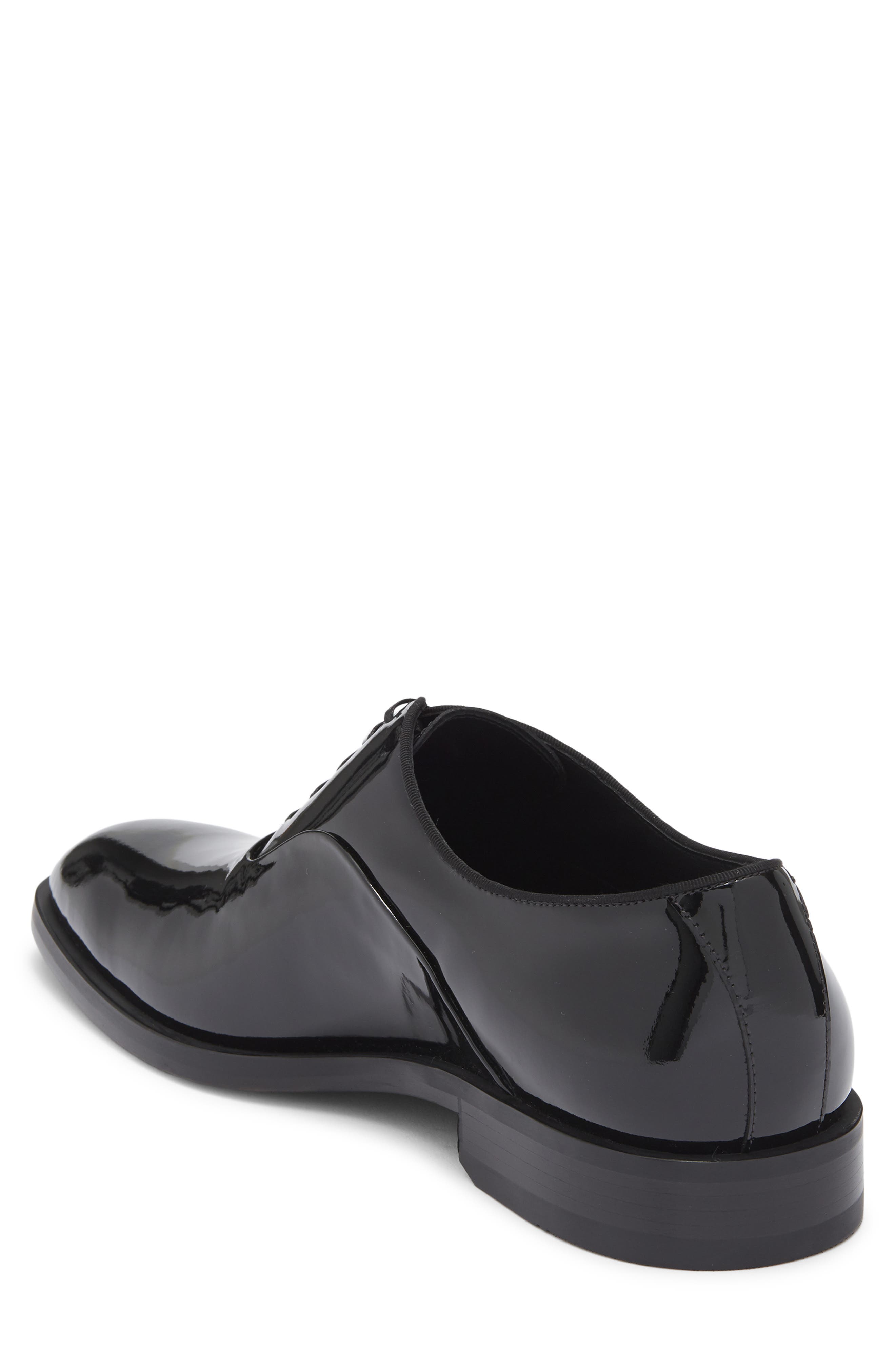 BOSS Derrek Patent Oxford, Alternate, color, Black