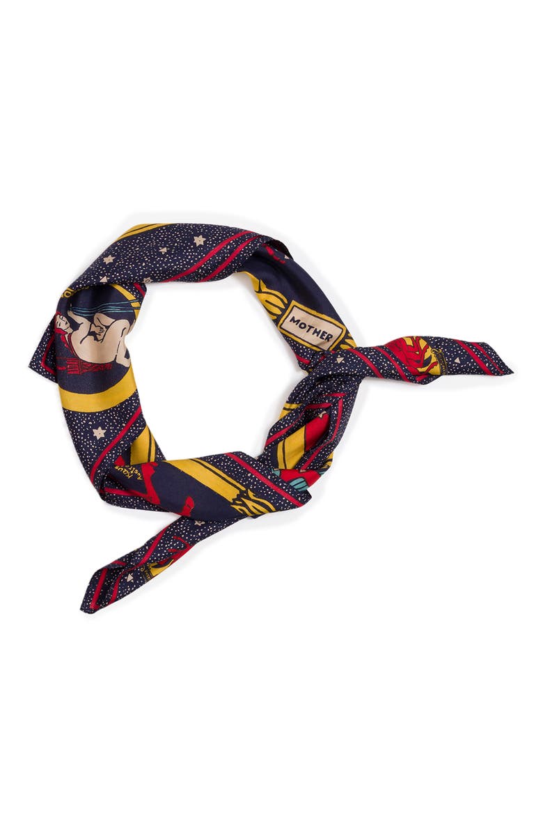 The Scarf It Up Silk Scarf, Alternate, color, COSMOS