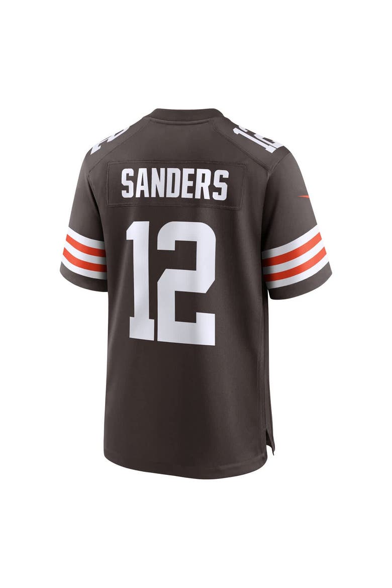 Men's Nike Shedeur Sanders Brown Cleveland Browns 2025 NFL Draft Game Jersey, Alternate, color, Brown