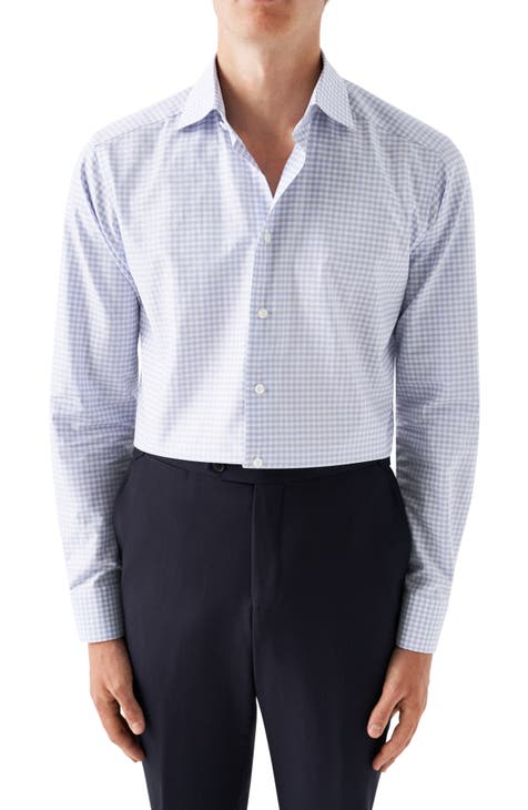 Slim Fit Check Dress Shirt