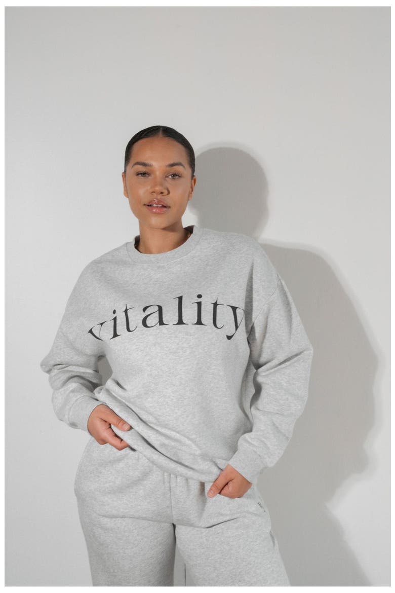 Cozy Uni Crew, Main, color, Stone Marl