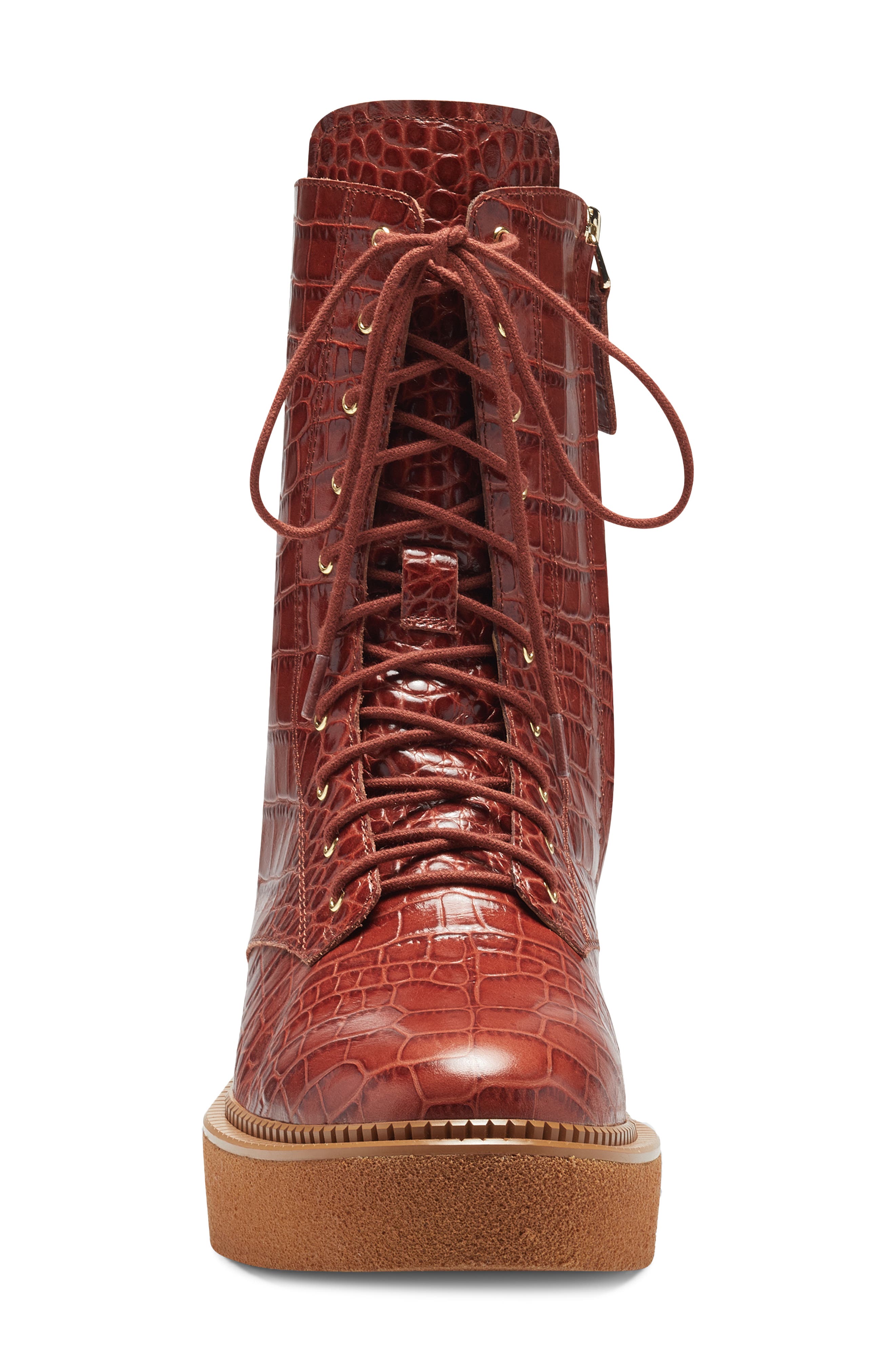 Vince Camuto Niko Lace-Up Platform Bootie, Alternate, color, 