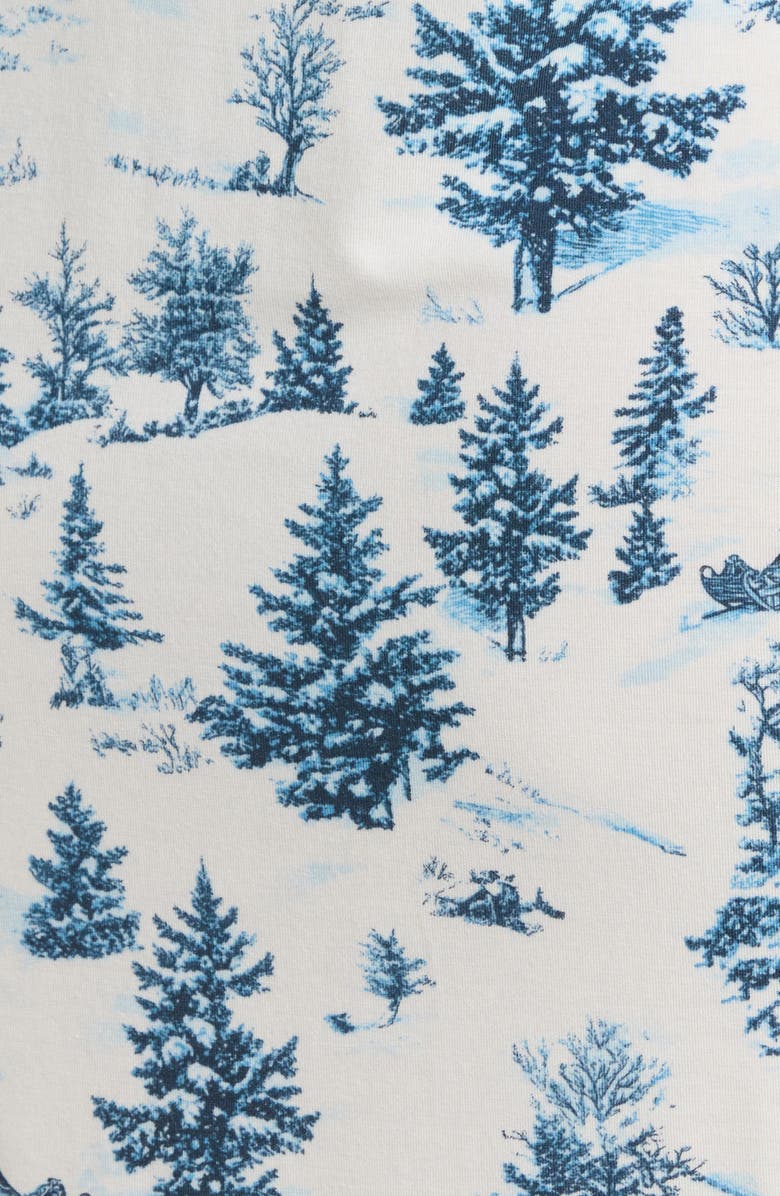 Nordstrom Moonlight Nightshirt, Alternate, color, Ivory- Blue Spruce Toile