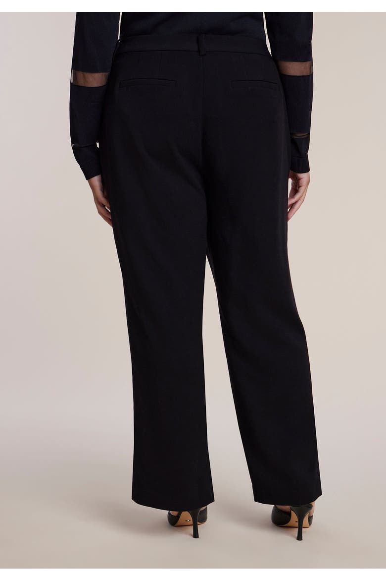 Step Hem High Waist Trouser (plus), Alternate, color, BLACK ONYX
