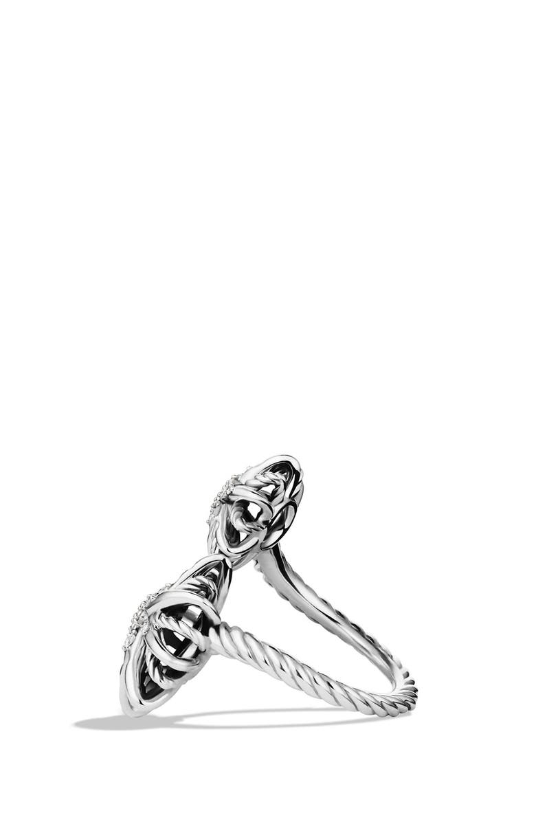 David Yurman Starburst Open Ring with Diamonds, Alternate, color, 