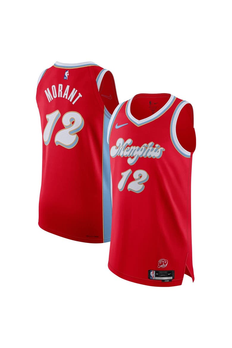Nike Men's Nike Ja Morant Red Memphis Grizzlies 2024/25 Authentic
