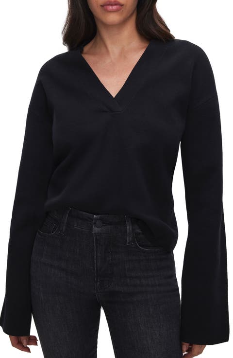 Boxy Cotton Blend Sweater (Regular & Plus)