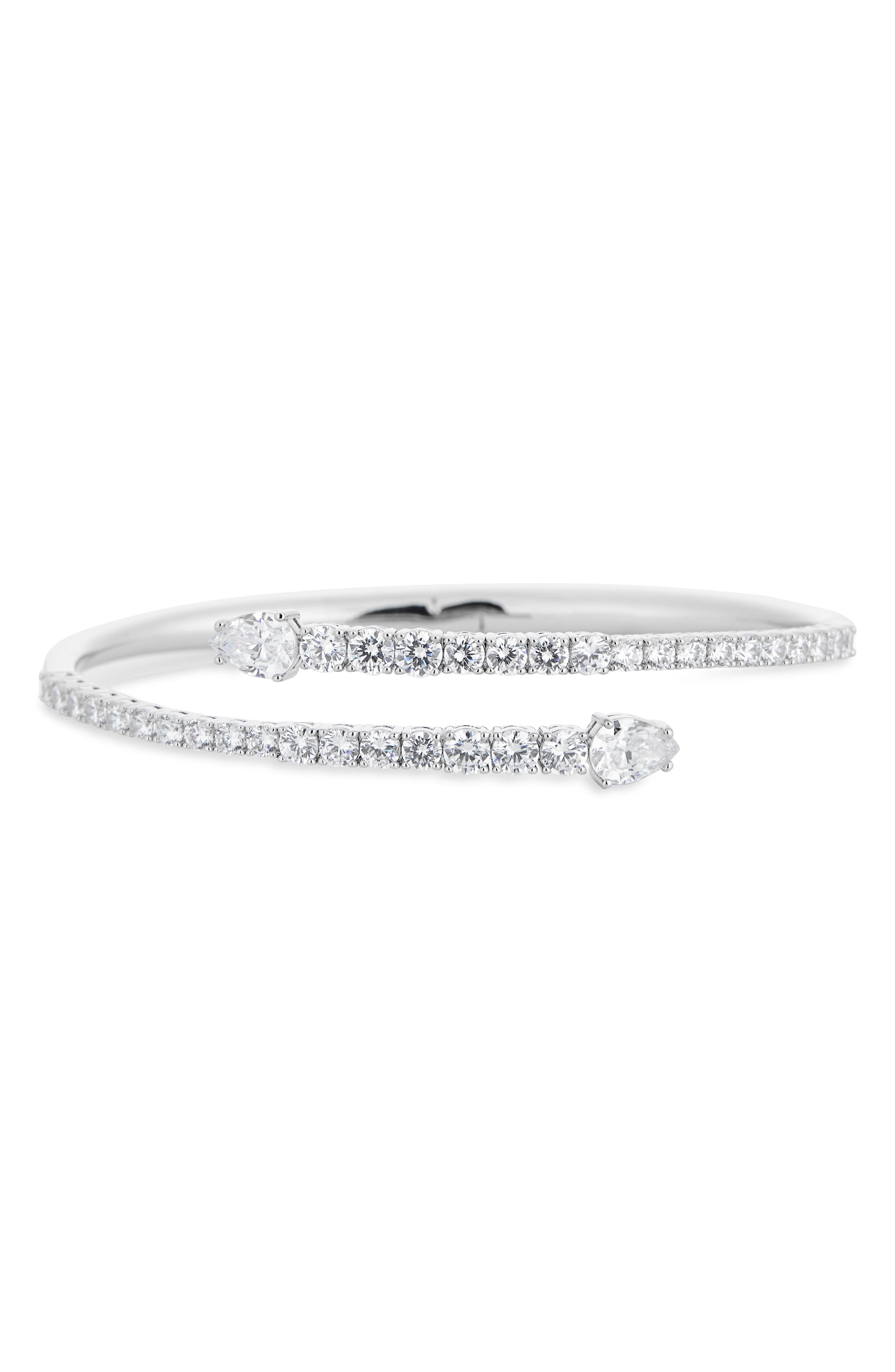 Isle Crystal Bypass Bracelet