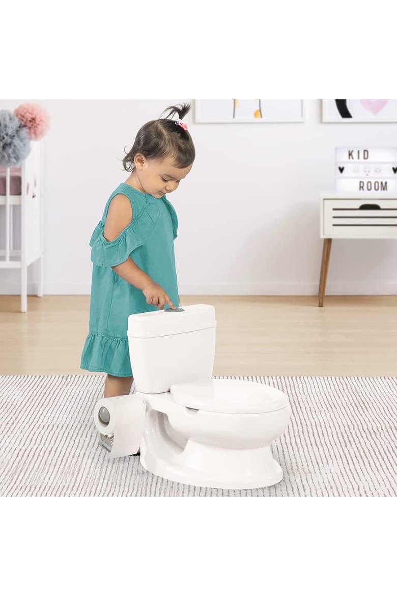 Educational Potty Training Toilet for Kids 18 Months, Alternate, color, White