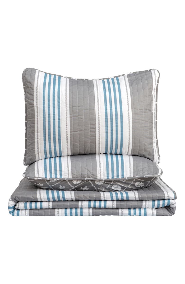 Woven & Weft Coastal 3-Piece Quilt Set, Main, color, 