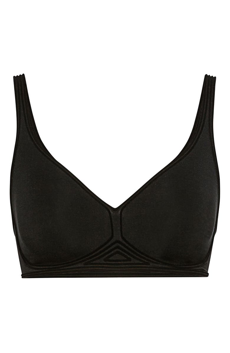Wolford Cotton Contour 3W Wireless Plunge Bra, Alternate, color,