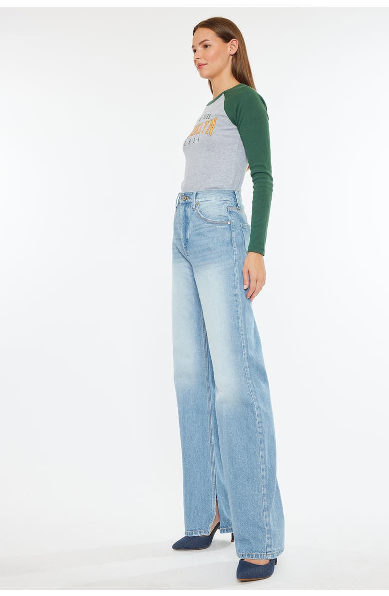 KanCan Janna High Rise 90's Flare Jeans, Alternate, color, Light Wash