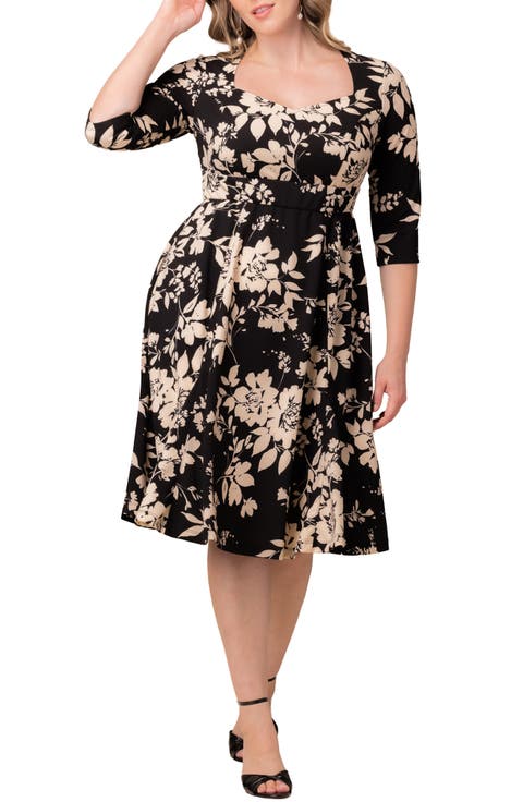 Royal Metallic Dress (Plus)