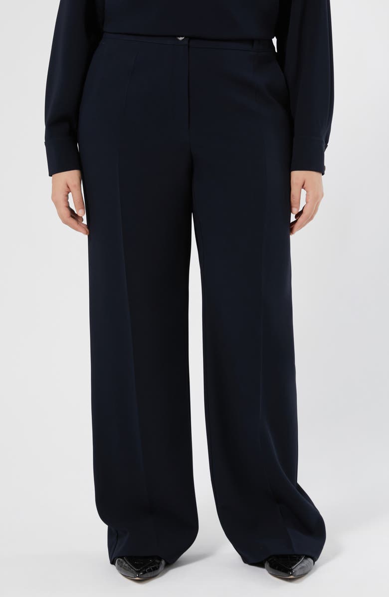 Marina Rinaldi Franz Wide Leg Pants, Main, color, Midnight Blue