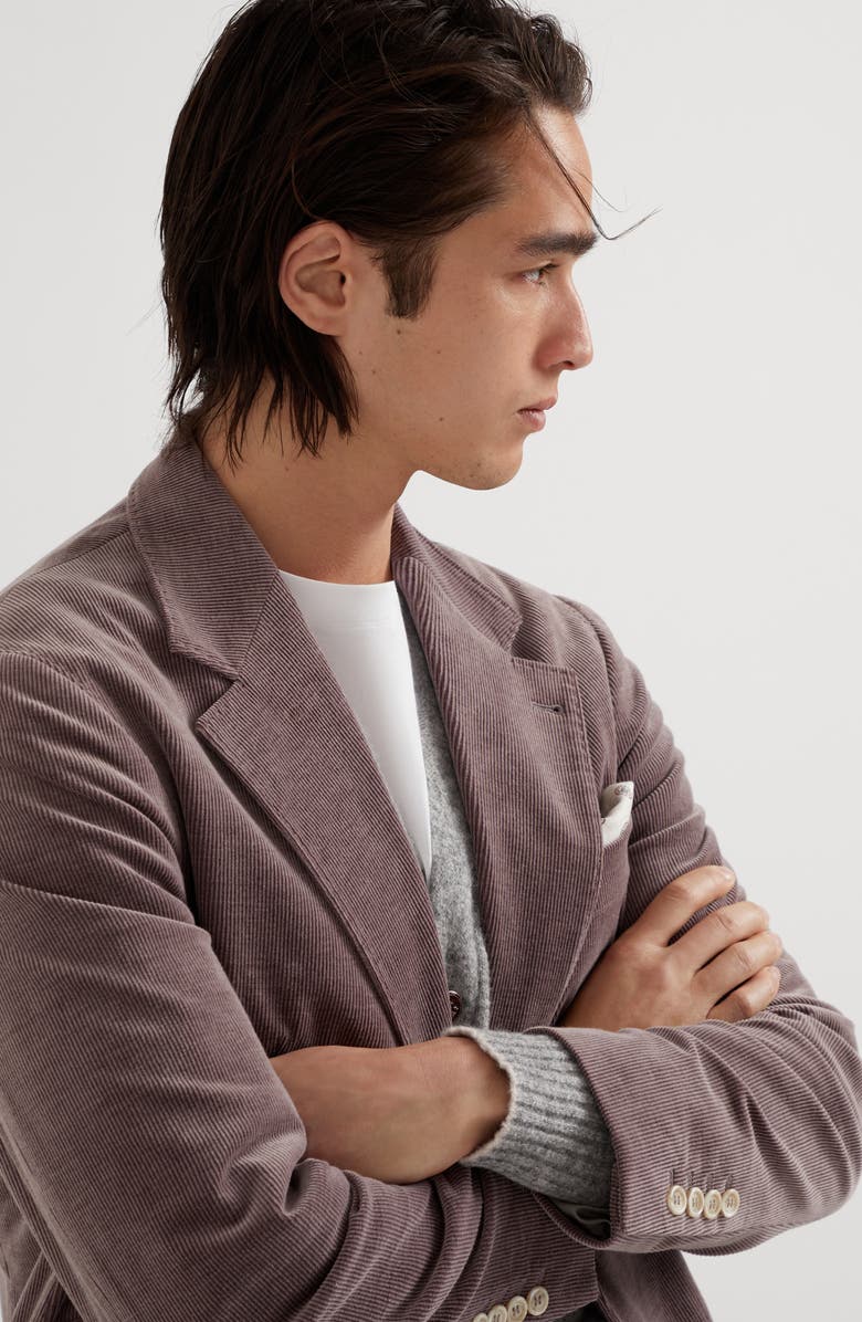 Brunello Cucinelli Deconstructed Cavallo blazer, Alternate, color,