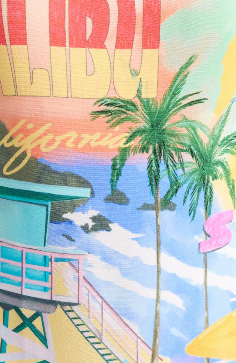 Rip Curl Hotel Malibu Cheeky One-Piece Swimsuit, Alternate, color, Maliblue