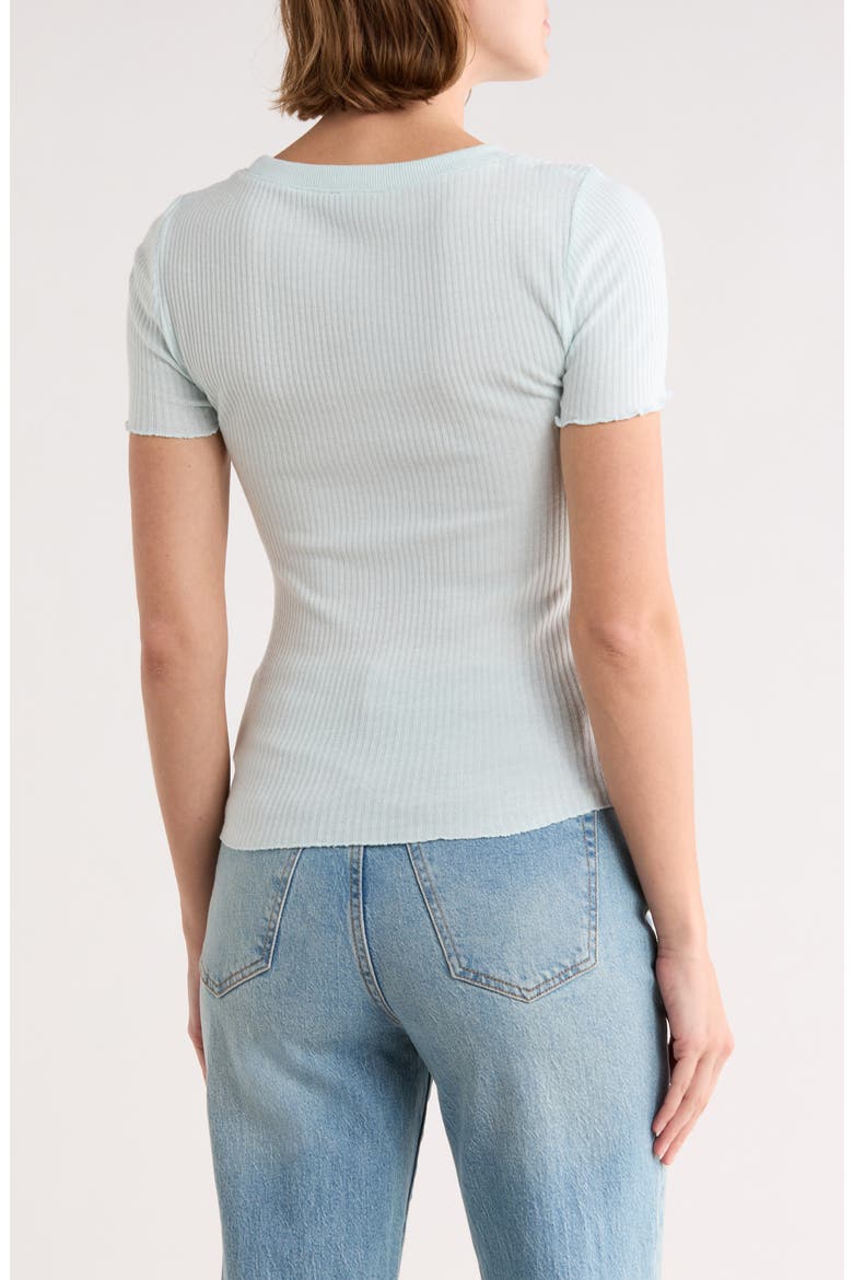 Joey Short Sleeve Sweater, Alternate, color, MINT GREEN