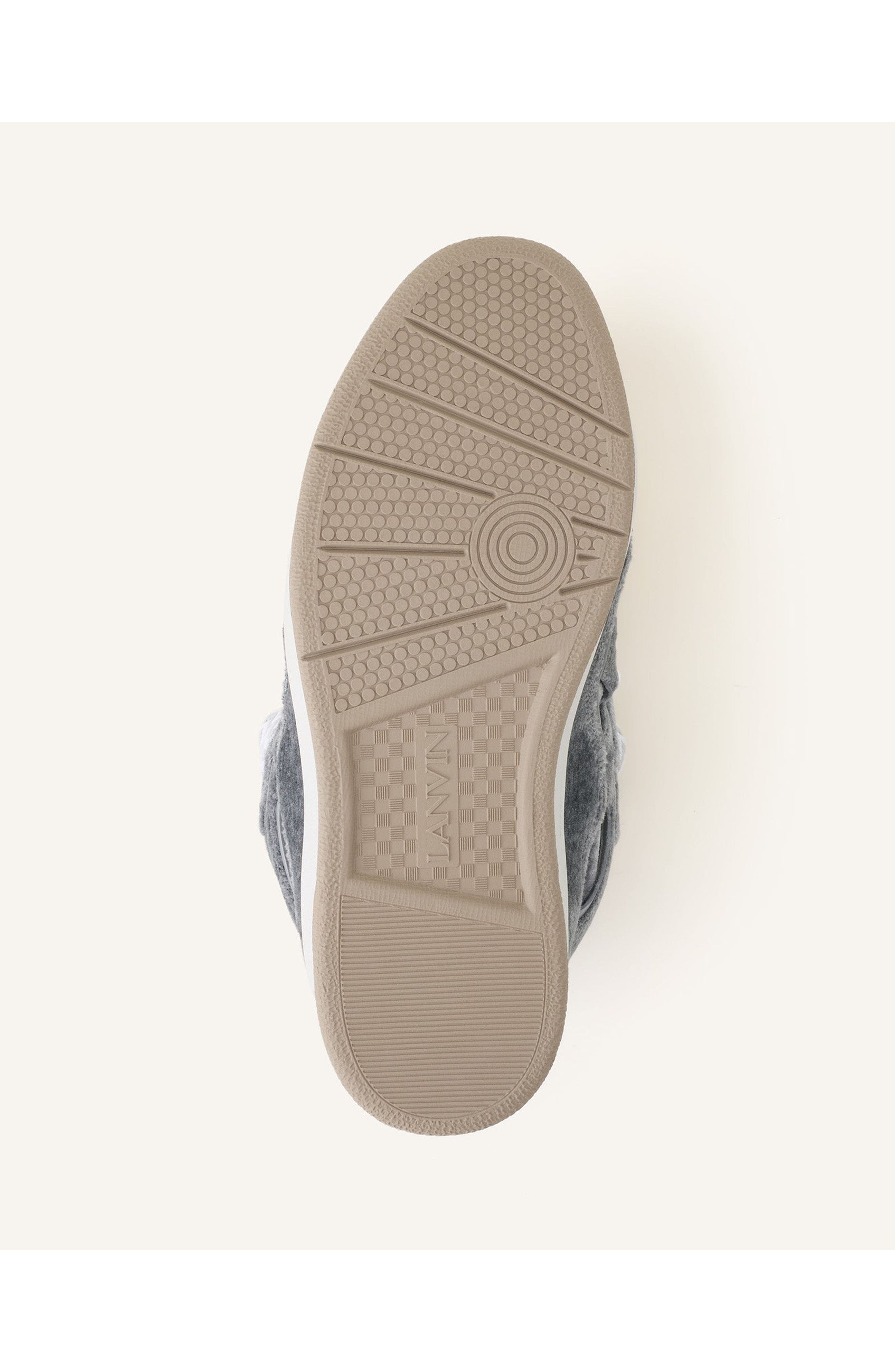 Lanvin Curb Sneakers In Jersey, Alternate, color, Grey/Grey