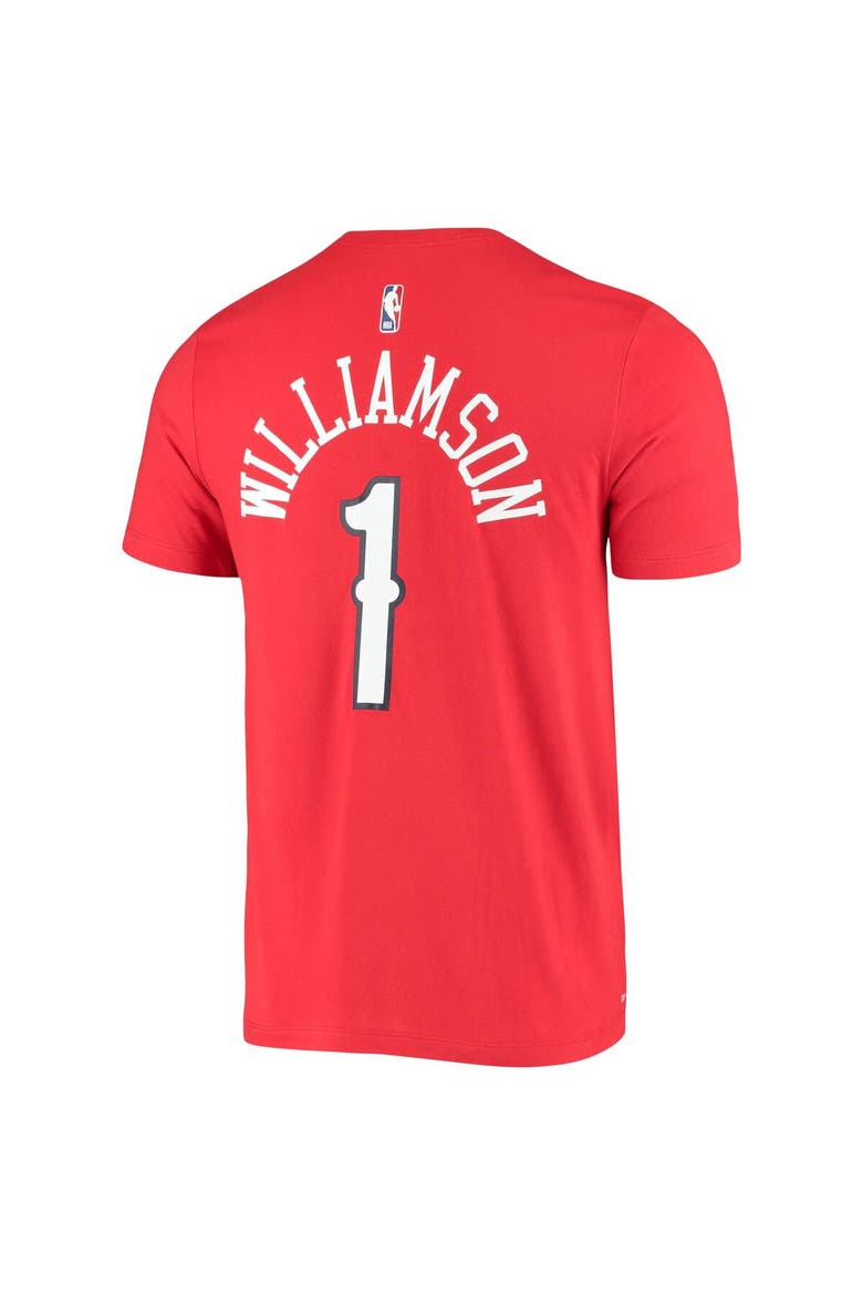 Men's Nike Zion Williamson Red New Orleans Pelicans Name & Number Performance T-Shirt, Alternate, color, Red