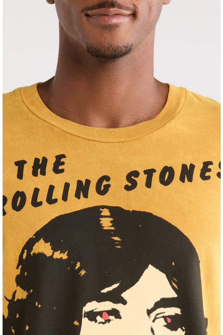 Rolling Stones Some Girls Cotton Graphic T-Shirt, Alternate, color, GOLD FADE