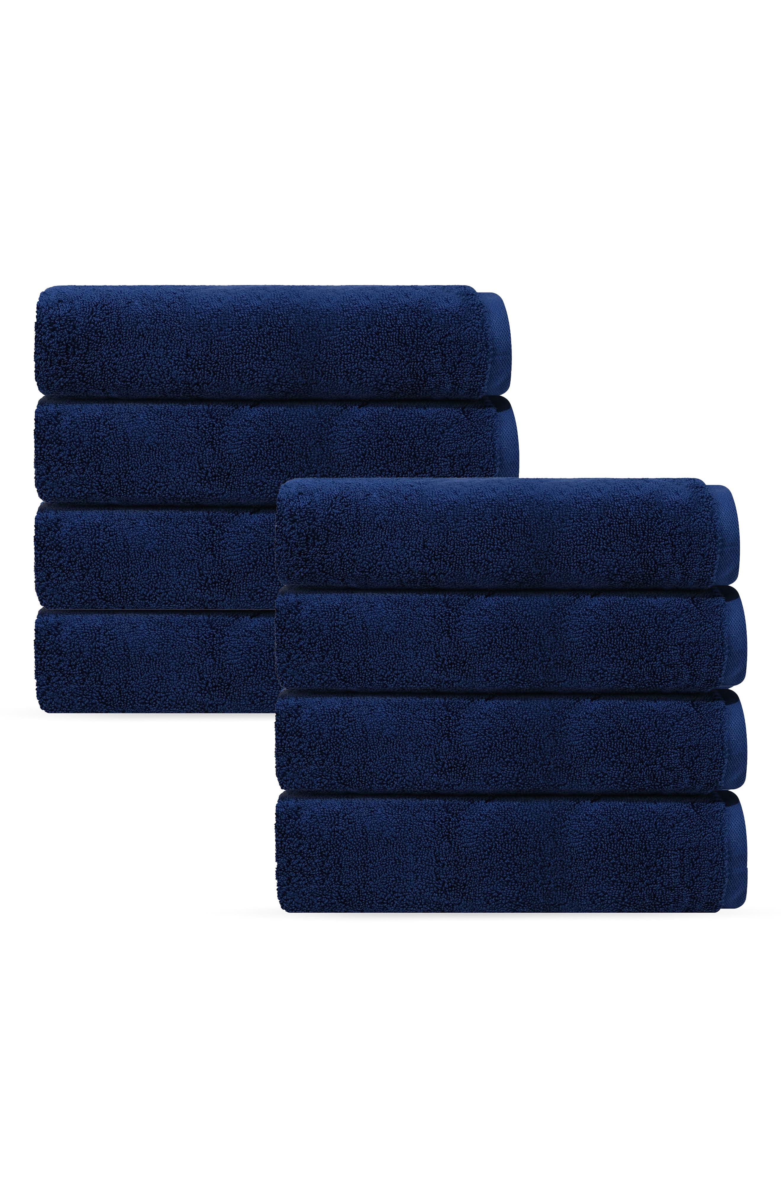 DePera Puresoft 8-Piece Turkish Cotton Hand Towels