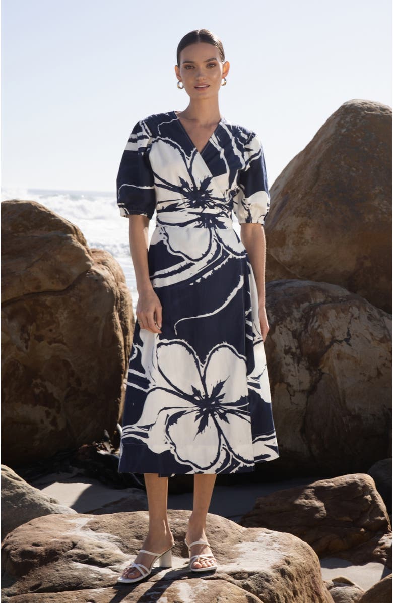 DIARRABLU Kyra Dress, Alternate, color, Sora Navy