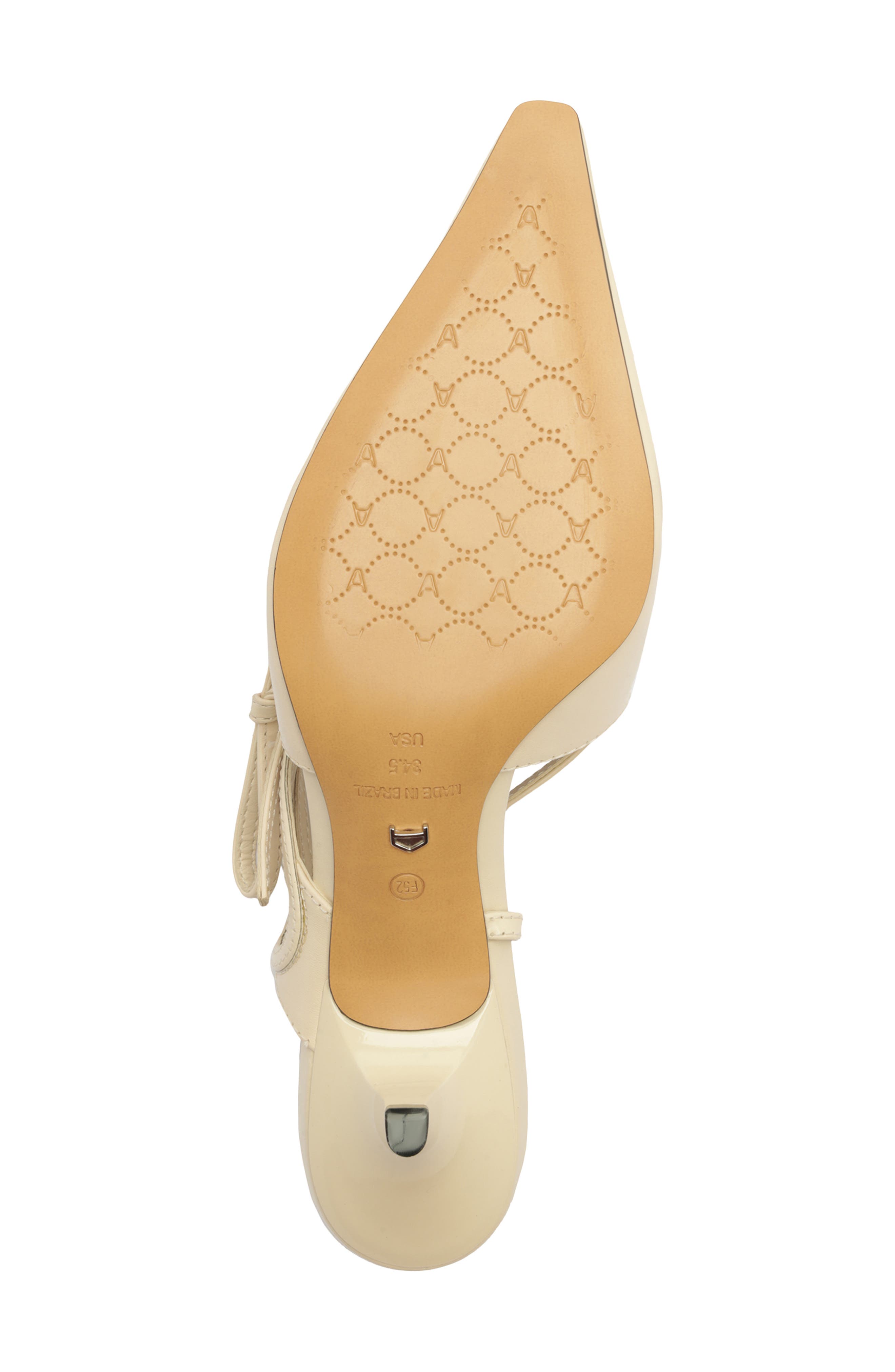 Arezzo Tessa Pointed Toe Slingback Pump, Alternate, color, Panacota