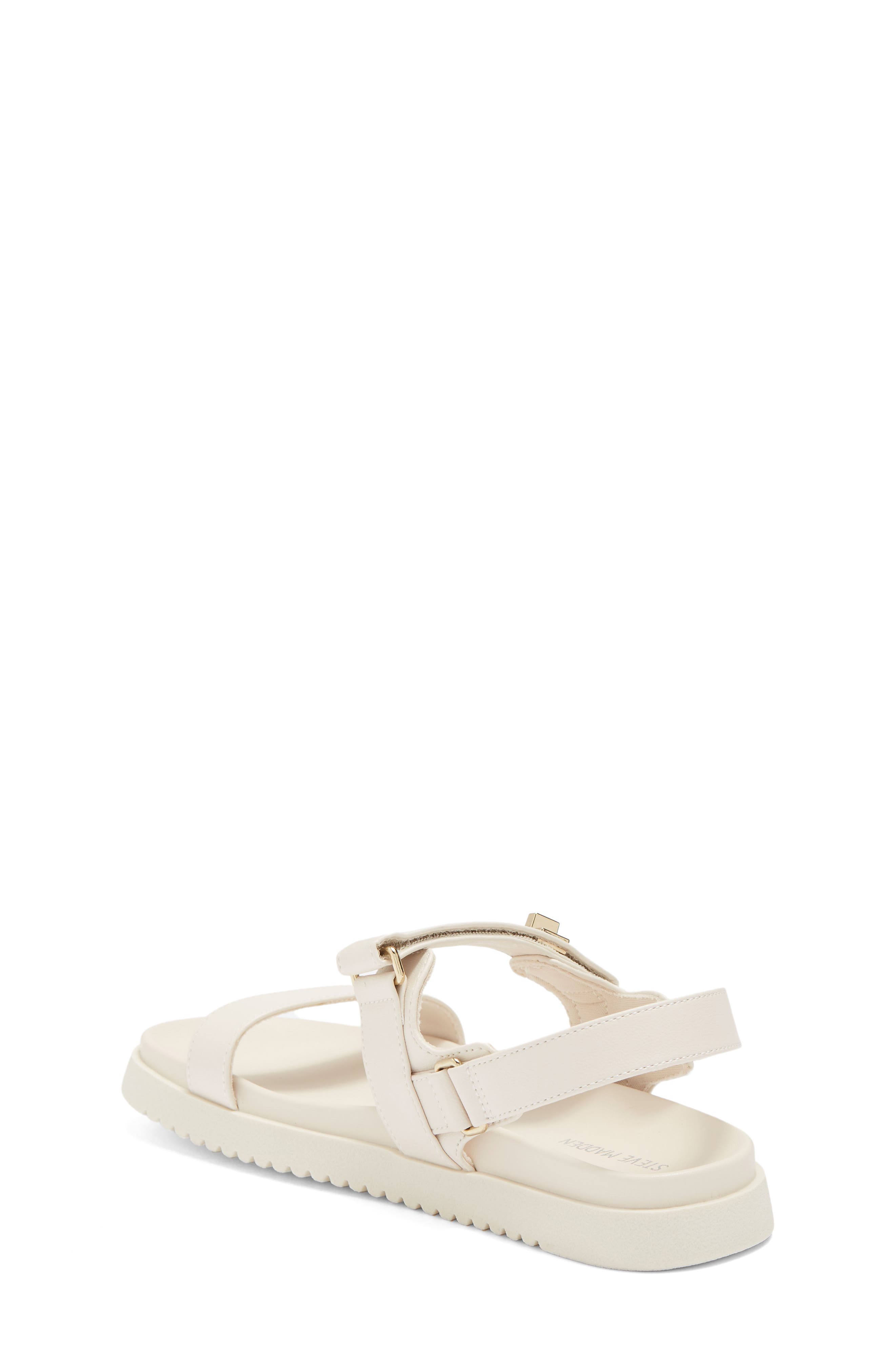 Steve Madden Kids' JBreen Platform Sandal, Alternate, color, Bone