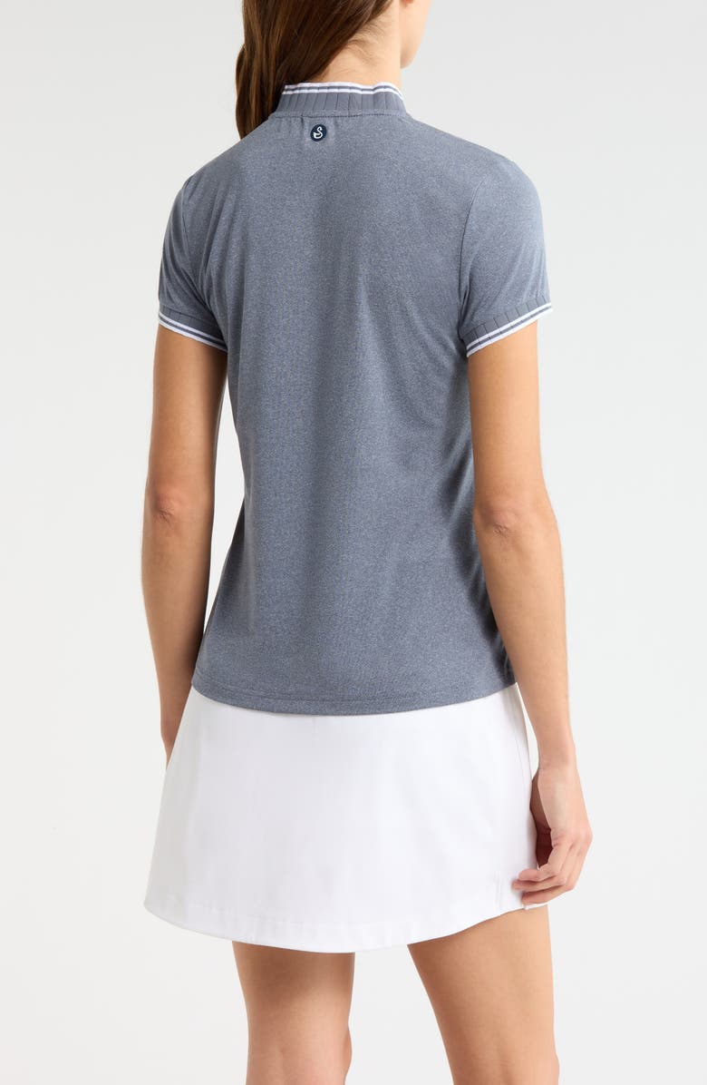 Swannies Tara Half Zip Top, Alternate, color, Navy-Heather