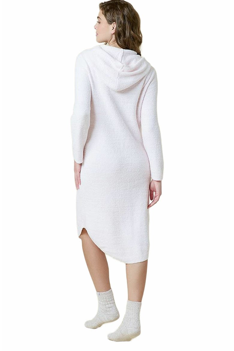 Heather Marshmallow Hooded Lounger, Alternate, color, Heather Blush Pink