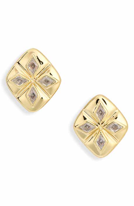 Electric Picks Vaughn Cubic Zirconia Stud Earrings