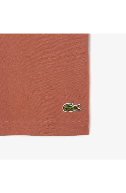 Lacoste Oversize Croc Logo Cotton Graphic T-shirt