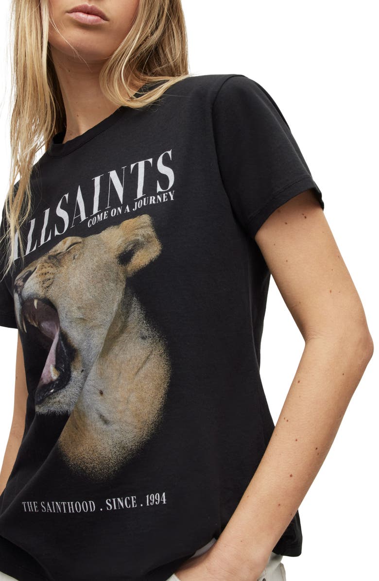 AllSaints Empera Grace Graphic T-Shirt, Alternate, color,