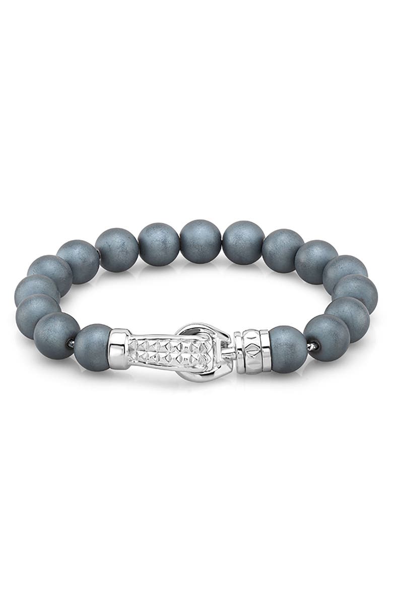 Room101 Hematite Bead Bracelet, Main, color,