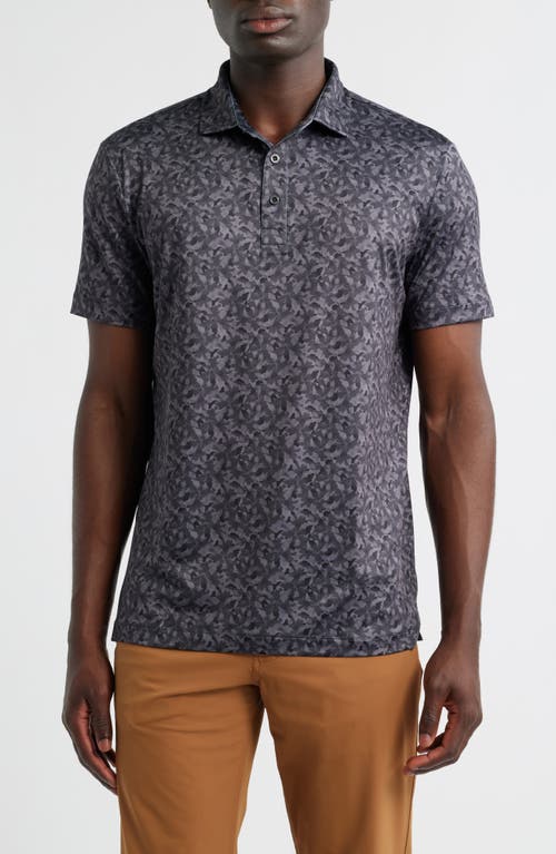 Redvanly Haskell Camouflage Performance Polo In Gray