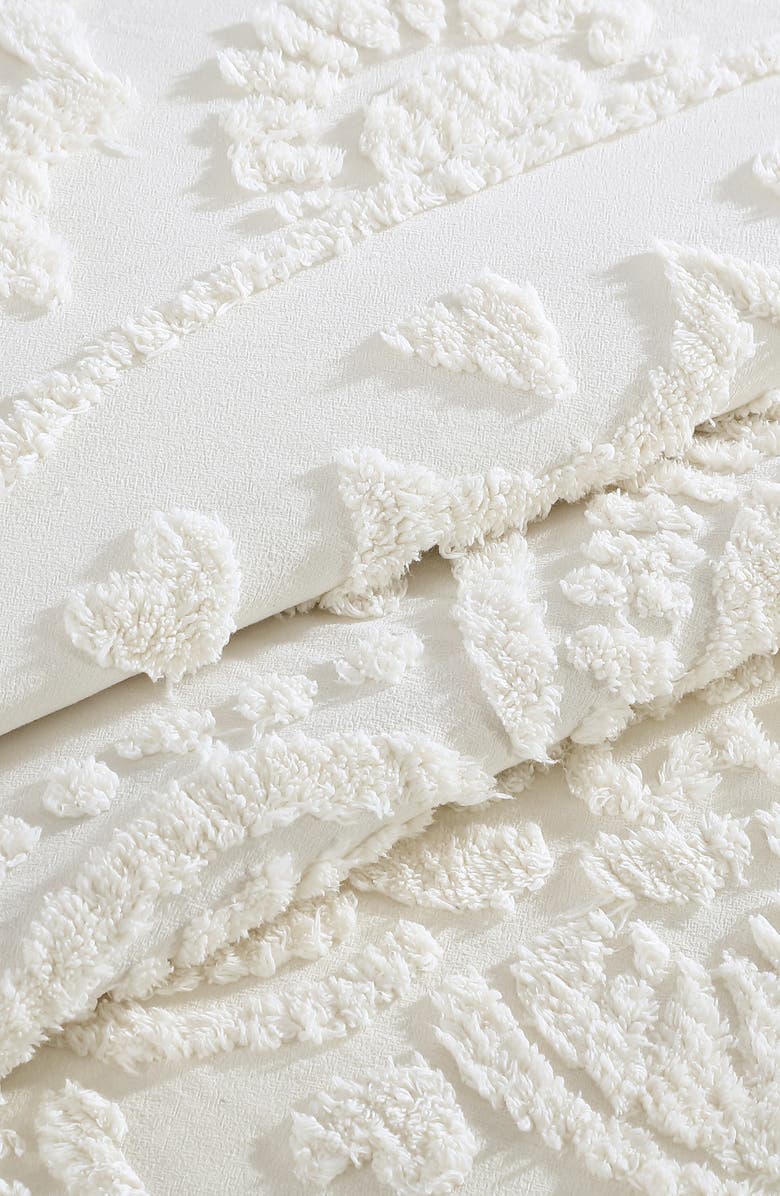 BEATRICE HOME FASHIONS Lotus Chenille Comforter, Alternate, color, Ivory