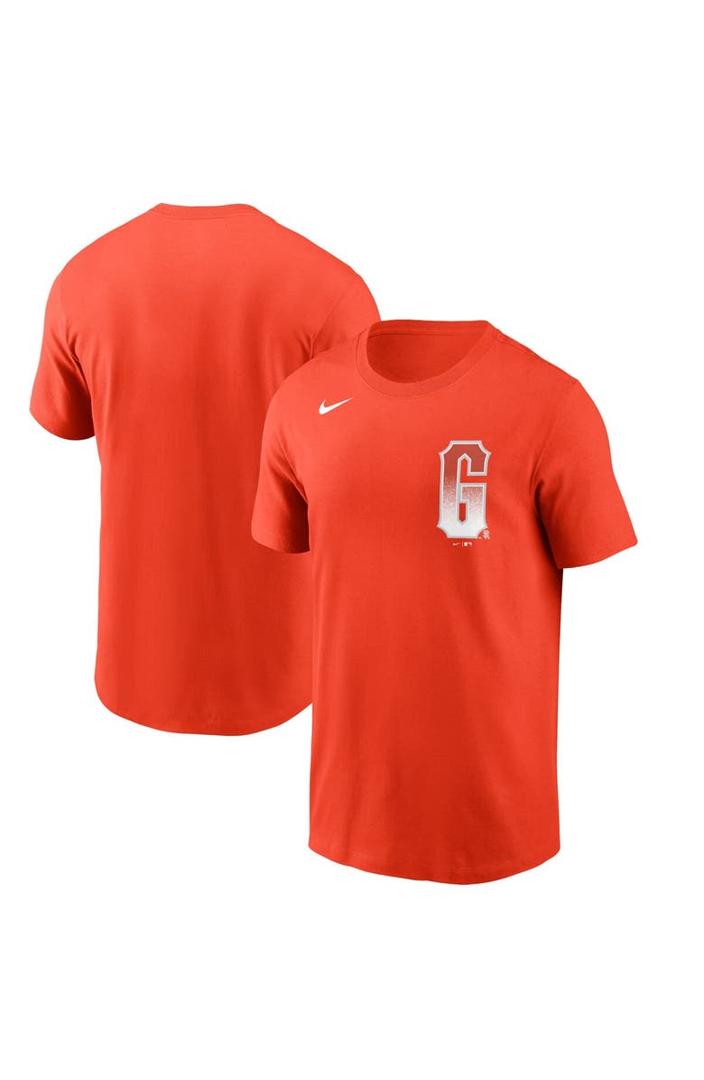 Nike Men's Nike San Francisco Giants City Connect Wordmark T-Shirt, Main, color, Orange
