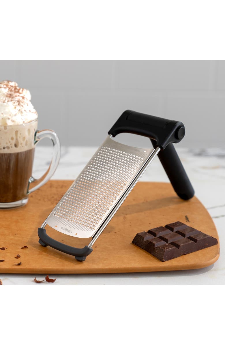 CUISIPRO Surface Glide Technology Folding Grater, Fine, Alternate, color, Black