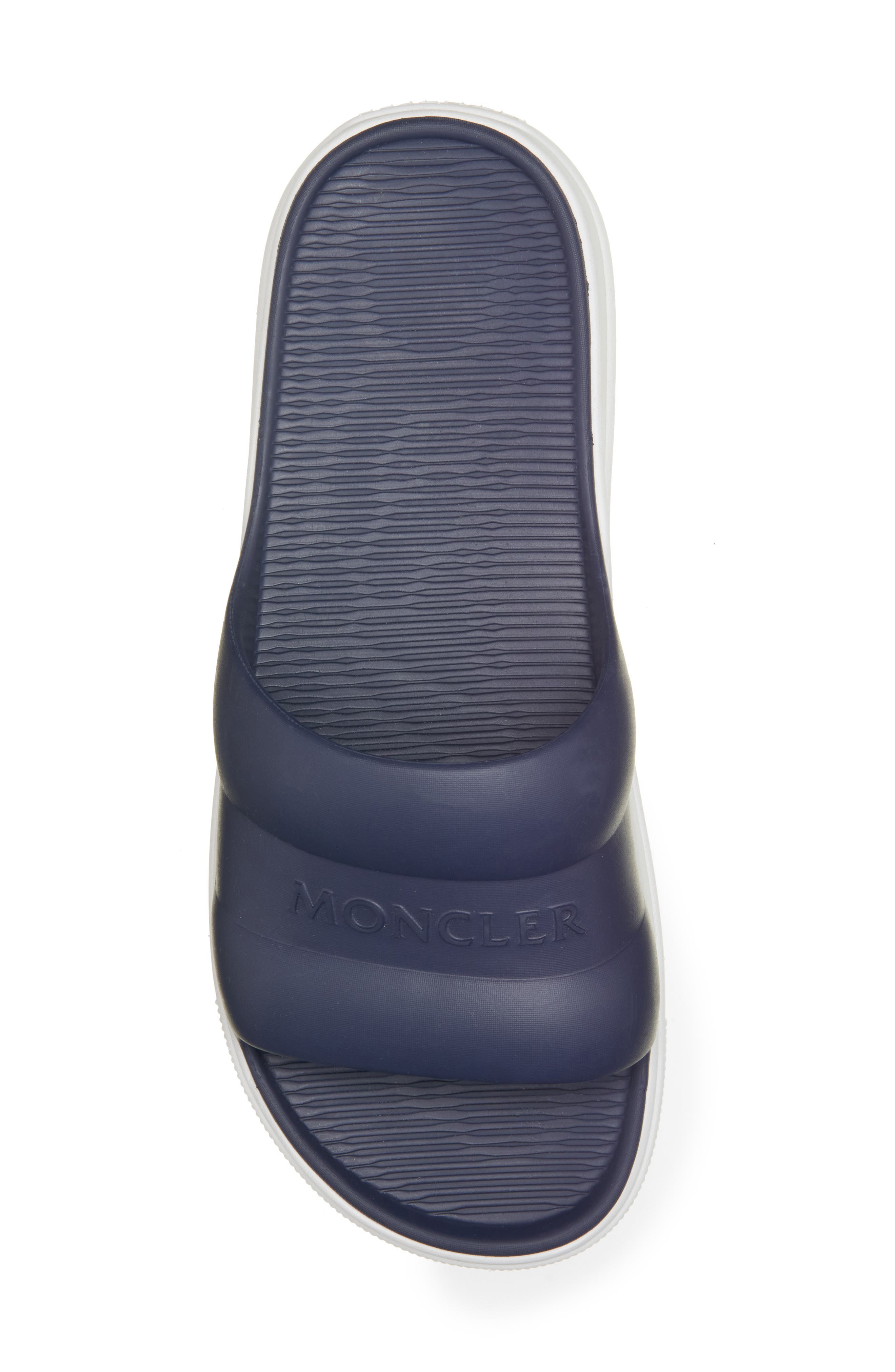 Logo Slide Sandal, Alternate, color, BLUE