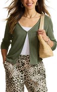 Tommy Bahama Adeline Linen Blend Jersey Cardigan